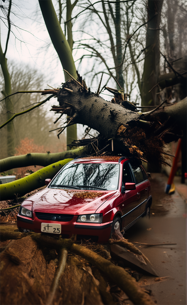 Экспертиза по оценке ущерба автомобилю от падения дерева, схода снега, затопления в Краснодаре