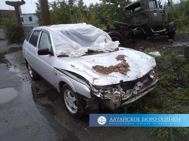 Экспертиза по оценке ущерба автомобилю от падения дерева, схода снега, затопления в Нижневартовске